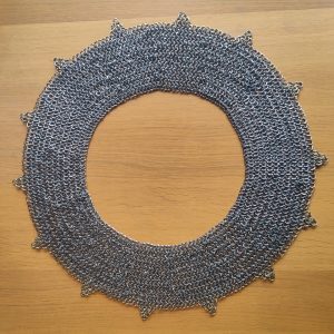 completed aventail before attaching to helm