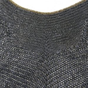 reverse of standard showing wedge rivets in rings